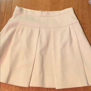 Jcrew wool pleated crepe skirt